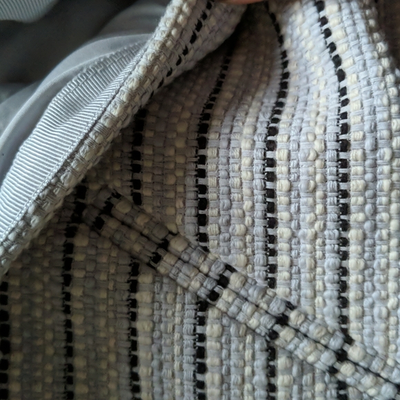 Loft 00P blue stripped skirt with pockets - Picture 4 of 4